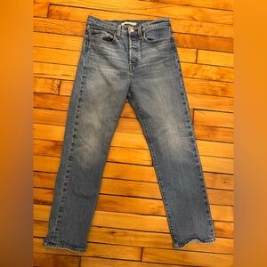 Levi's Women's Wedgie Straight Blue Jeans